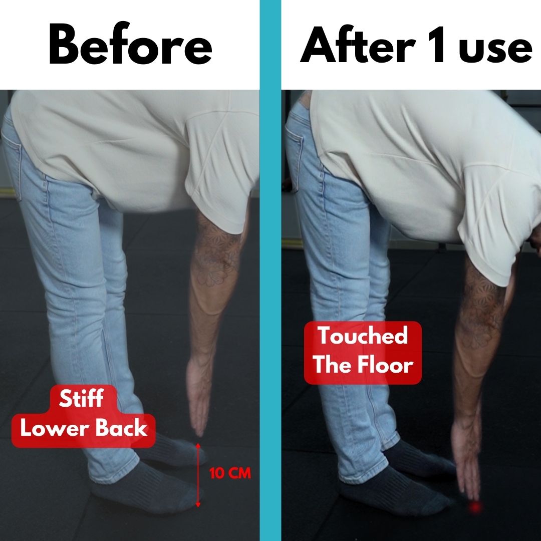 Lower back feeling looser after a Backlux session