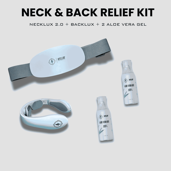 Neck and Back Wellness Kit with Necklux and Backlux