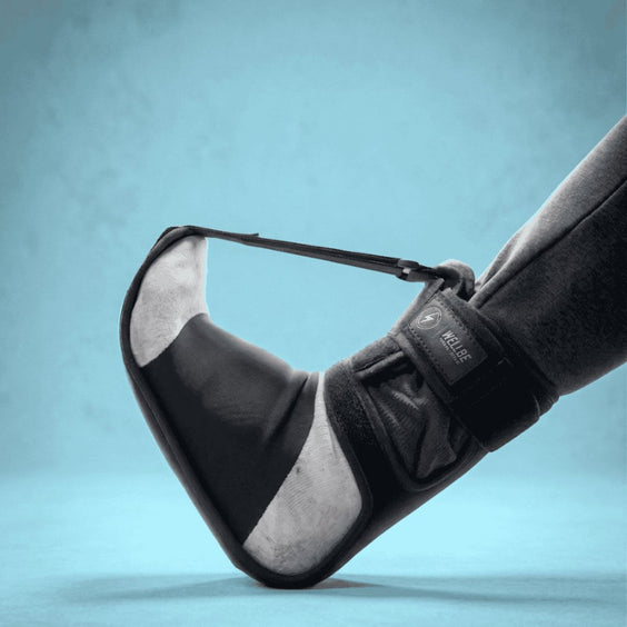 Foot stretcher in use