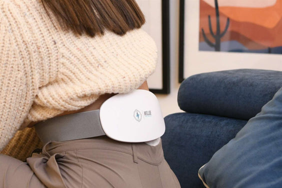 Backlux on the lower back while relaxing